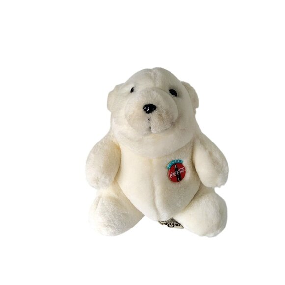 Vintage 1993 Coca-Cola 8" Plush Bear W/Tag - Picture 2 of 5